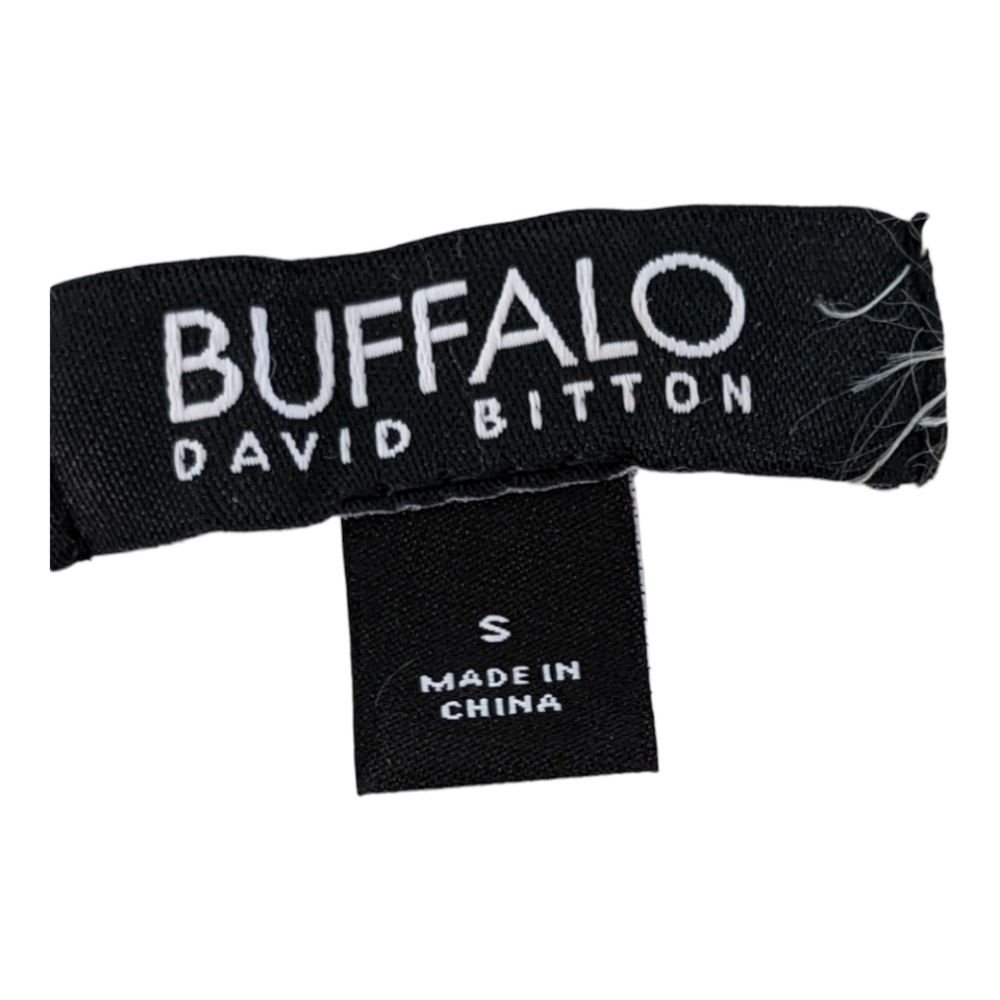 Buffalo David Bitton Gray & White Chunky Knit Sweater Size Small - Picture 3 of 4
